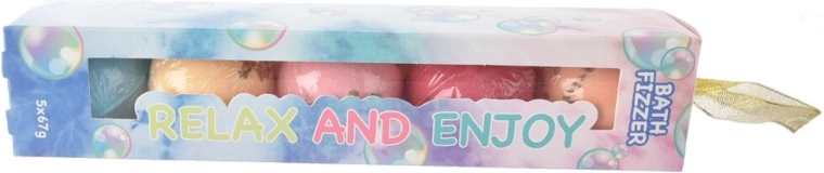 Boule effervescente pour le bain – lot de 5 pcs (5× 67 g)