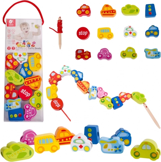 Classic World perles à enfiler transport, 13 pcs