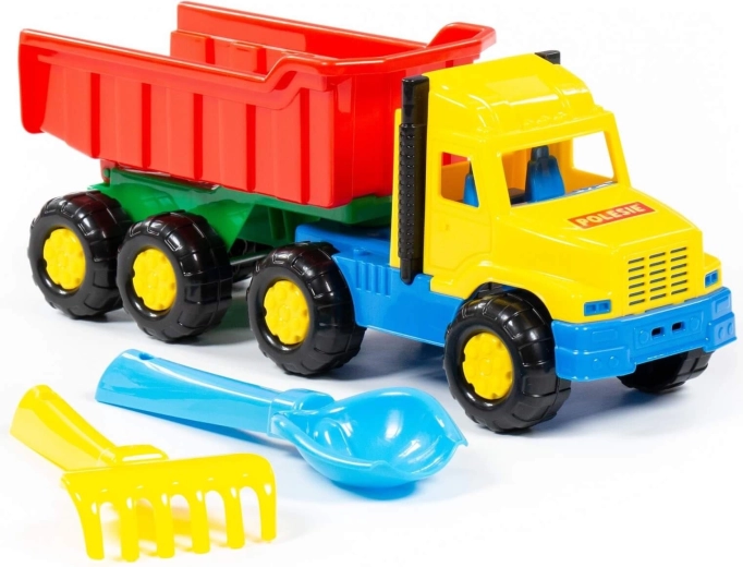 Camion benne Favorite avec pelle et râteau