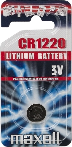 Pile bouton au lithium CR1220 3 V
