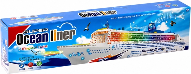 Grand bateau de croisière pour les petits capitaines