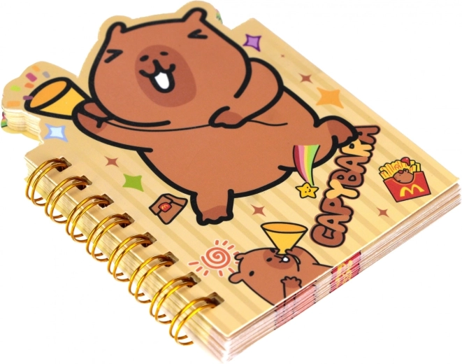Adorable motif capybara