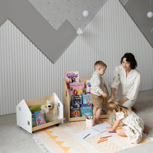 Rangement double face pour un choix facile des livres