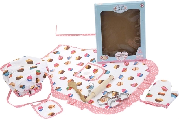 Set de cuisine enfant avec tablier et accessoires
