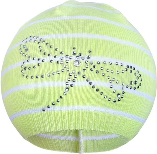 Bonnet de printemps New Baby libellule vert 104 (3–4 ans)