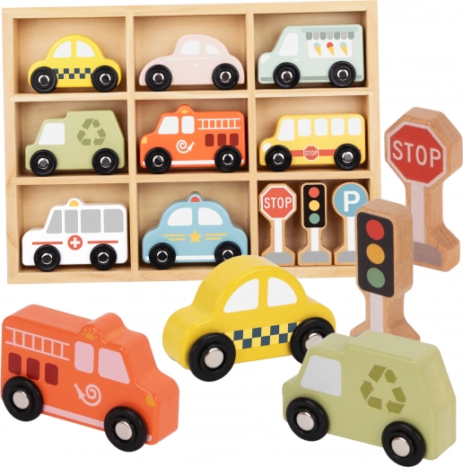 Jouets en bois et panneaux de signalisation Tooky Toy