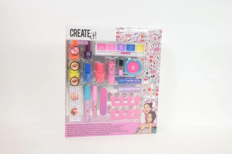 Create it ! coffret maquillage néon et paillettes