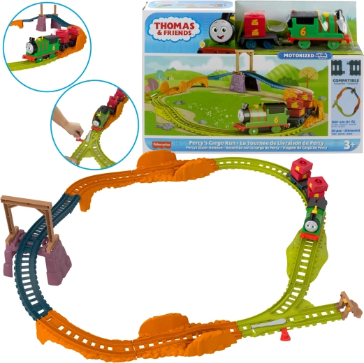 Fisher-Price Thomas et ses amis Livraison postale avec la locomotive Percy et les rails