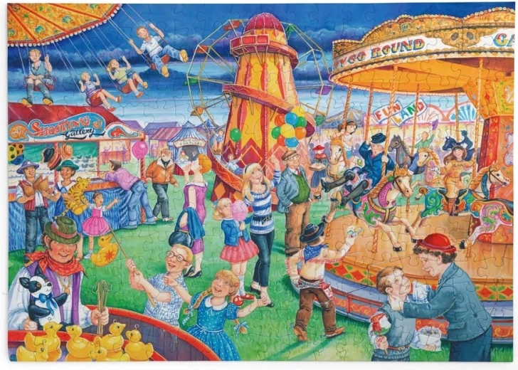 House of Puzzles Puzzle À la fête foraine, 250 grandes pièces