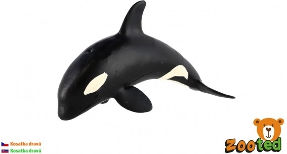 Figurine en plastique d'orque 12 cm