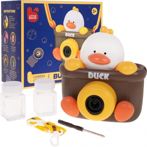 Appareil photo à bulles pour enfants en forme de canard