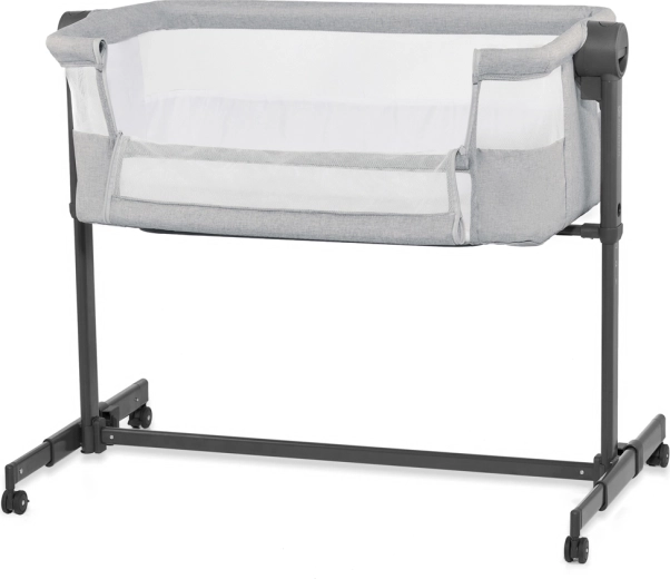 Lit cododo et lit bébé Kinderkraft Nestee Up 2 light grey