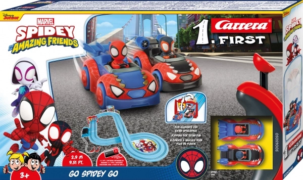 circuit automobile carrera first spidey go webs go 2,9 m