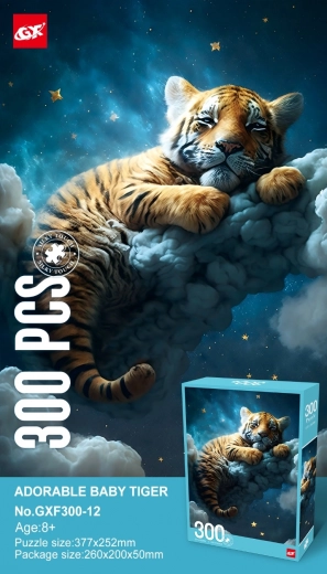 puzzle 300 pièces – petit tigre dans les nuages