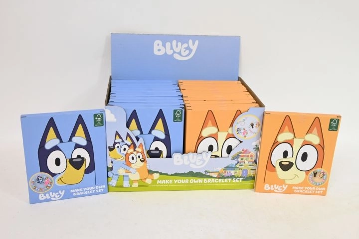 Kit créatif Bluey pour fabriquer un bracelet - 1 pièce
