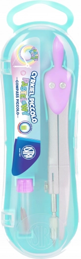 Compas ASTRA avec mines de rechange, tons pastel