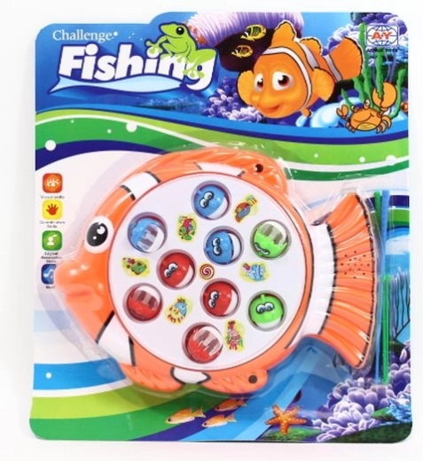 Jeu interactif pour enfants de pêche aux poissons à piles