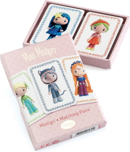 DJECO Tinyly Jeu de Cartes Mini Mistigri
