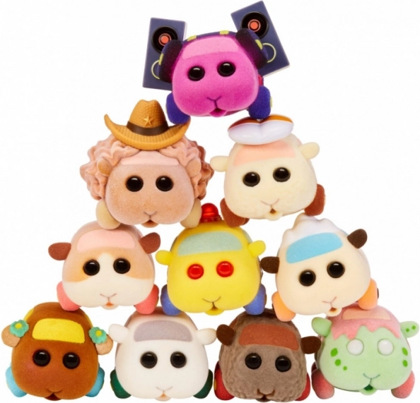 Figurines miniatures de collection PUI PUI MOLCAR fuzmols 6,5 cm (assortiment)