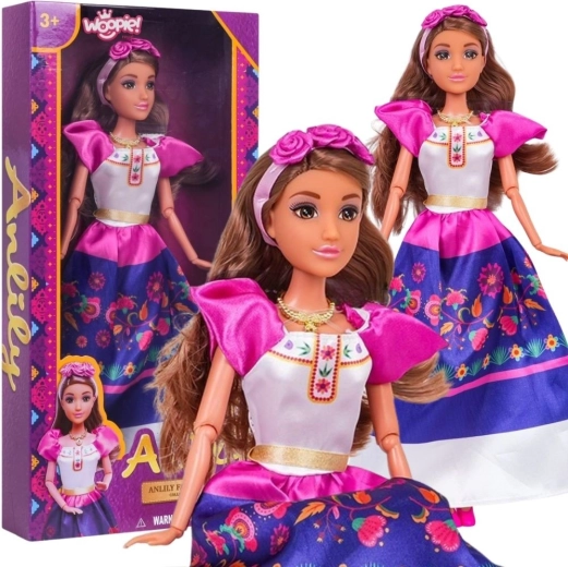 Poupée Woopie Royal Lily en costume traditionnel mexicain
