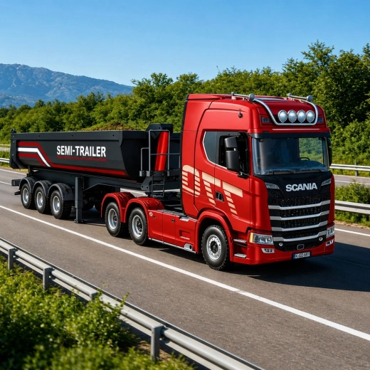 Finition réaliste pour l’ensemble Scania 1501