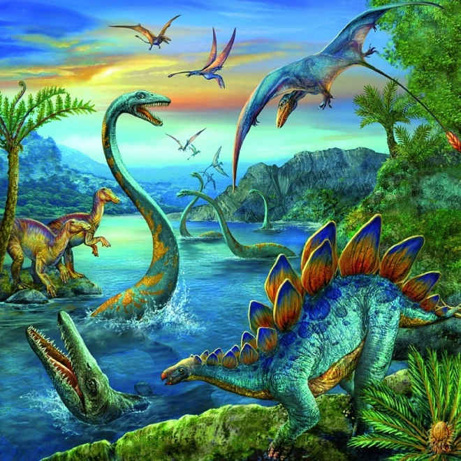 Puzzle Ravensburger Dinosaur Fascination 3x49 pièces