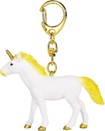 Porte-clés Mojo licorne jaune