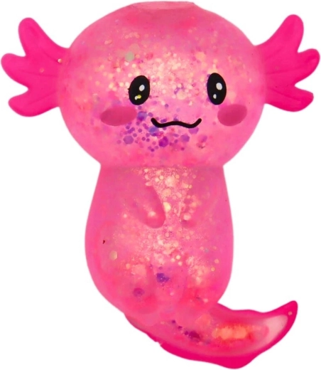 Adorable axolotl dans différentes couleurs
