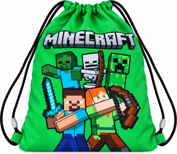 Sac à dos enfant Minecraft vert