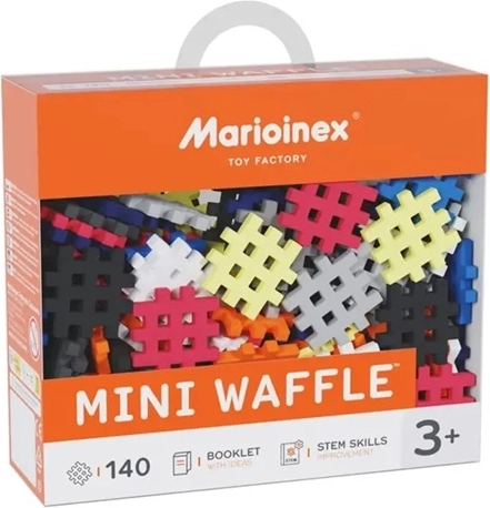 Mini jeu de construction waffle, 140 pièces, modèle 3