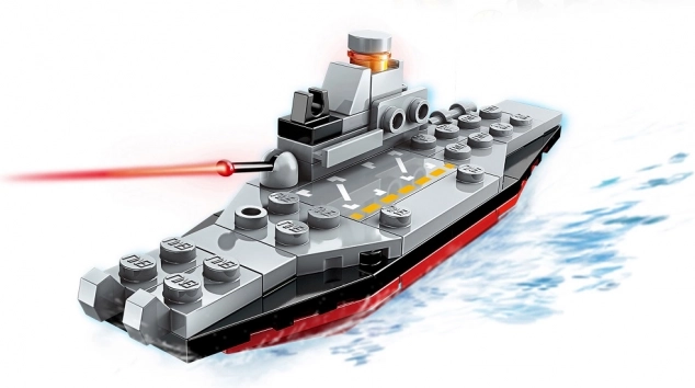 Qman QM-09 Panzer amphibie 1803-2 Bateau de transport Black Gull