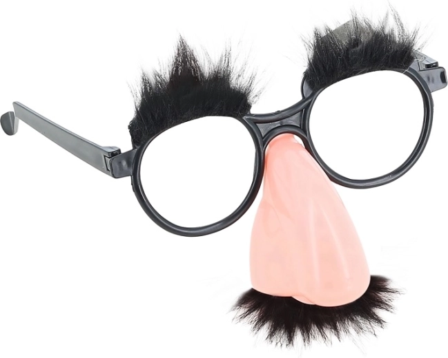 Lunettes avec moustache pour se déguiser et changer de rôle