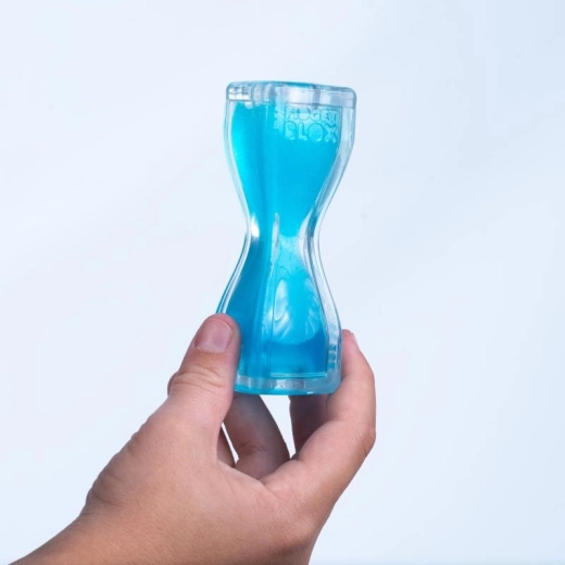 Fidget Blox Vision lave colorée bleu – accessoire antistress