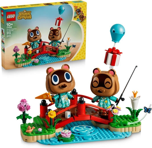 LEGO Animal Crossing Timmy et Tommy en promenade