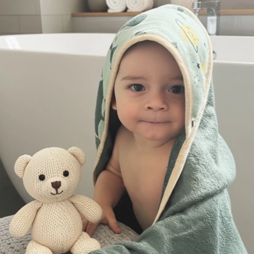 Capuche pour la chaleur et le confort après le bain