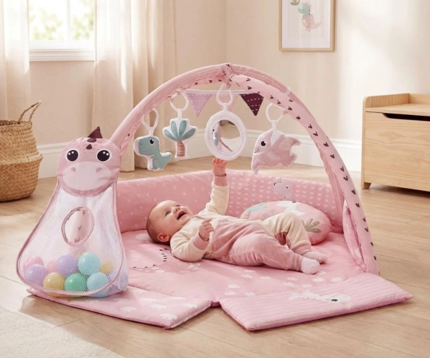 Arche avec jouets et miroir sécurisé
