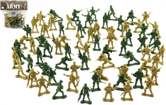 Teddies ensemble de petits soldats