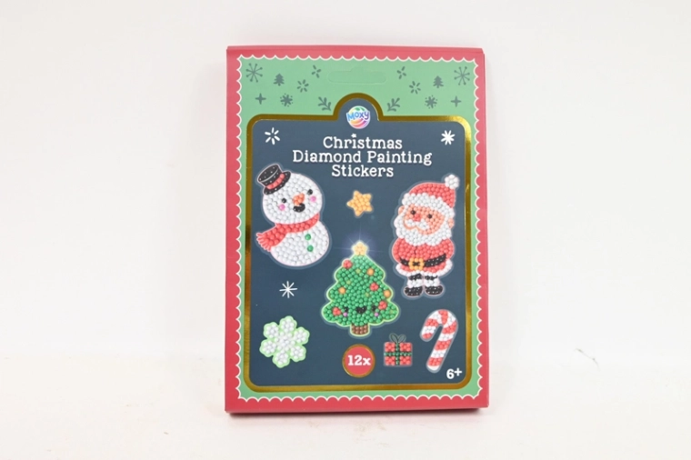 Stickers diamant de Noël à décorer (12 pcs)
