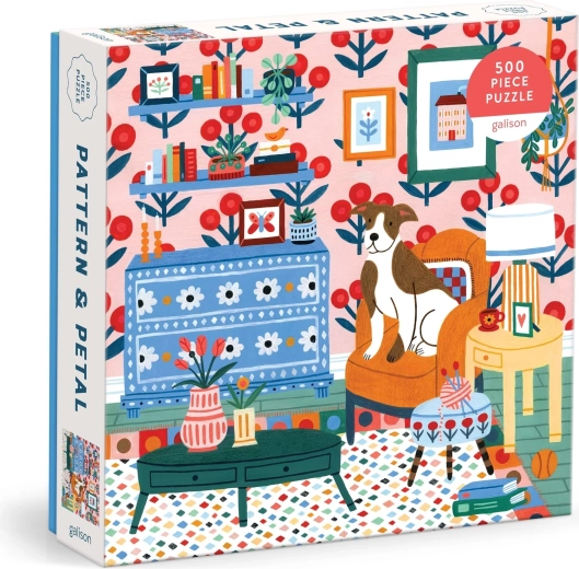 Puzzle carré Galison Pattern & Petal 500 pièces
