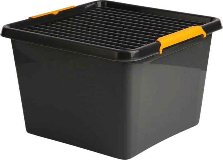 Solidstore boîte de rangement avec couvercle 32 l (39 × 39 × 26 cm)