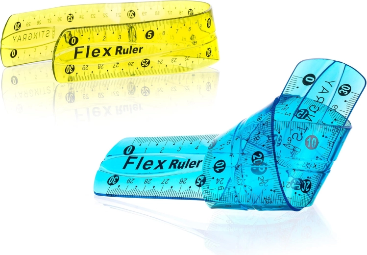 Règle flexible Stingray Flexi 30 cm, assortiment de couleurs