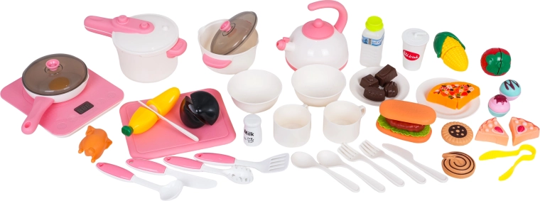 De nombreux accessoires pour les petits cuisiniers