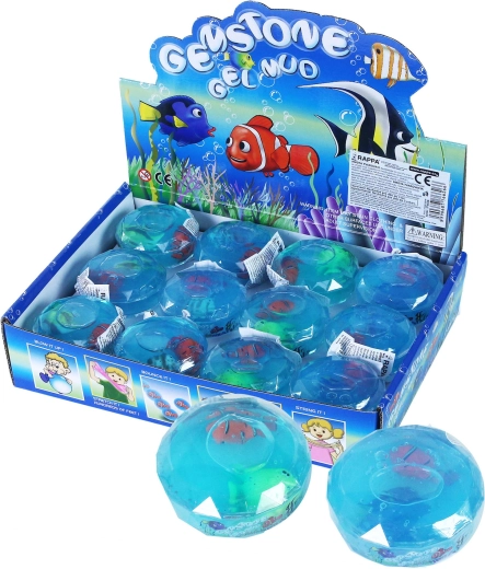 Pâte à modeler avec petits poissons corail