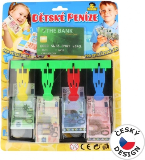 Caisse enregistreuse pour enfants avec euros