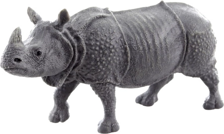 Figurine en plastique rhinocéros 14 cm