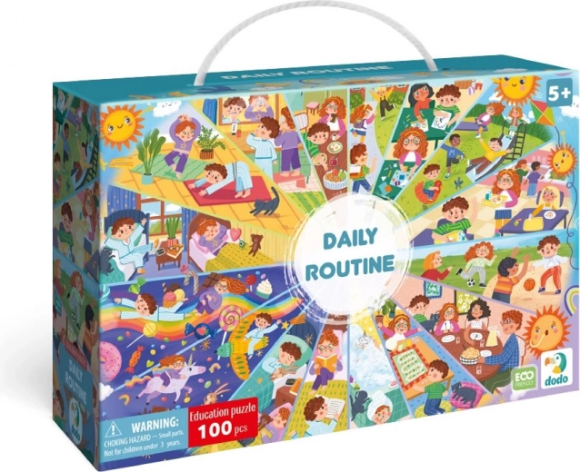Puzzle Routine Quotidienne 100 Pièces