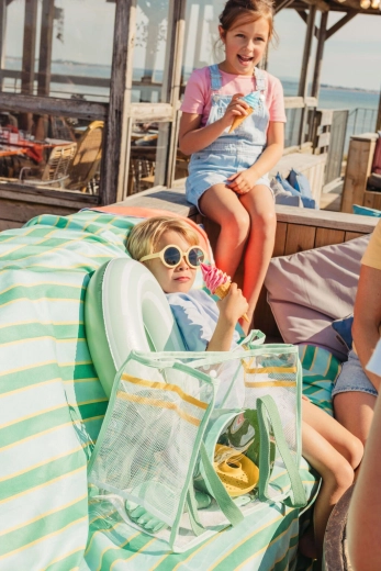 Quut set de jouets de plage Garden green