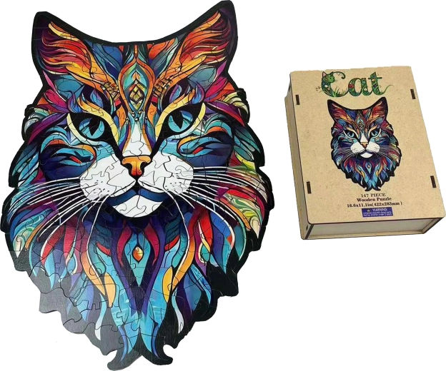 Puzzle en bois – chat