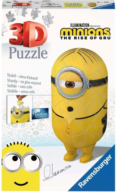 Puzzle 3D Mimoni 2 : Kung Fu de Ravensburger, 54 pièces