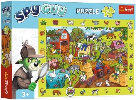 Puzzle d’observation SPY GUY – ferme, 24 pièces